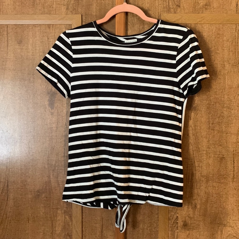 Open back tie top